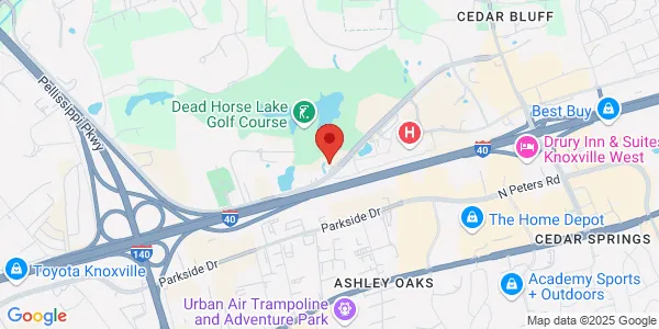 Map of 9711 Sherill Blvd Knoxville, TN 37932