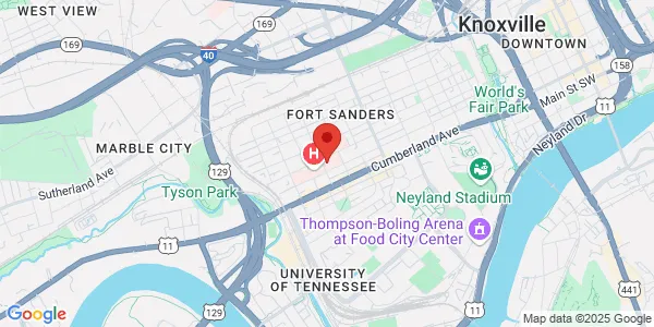 Map of 1915 White Ave Knoxville, TN 37916
