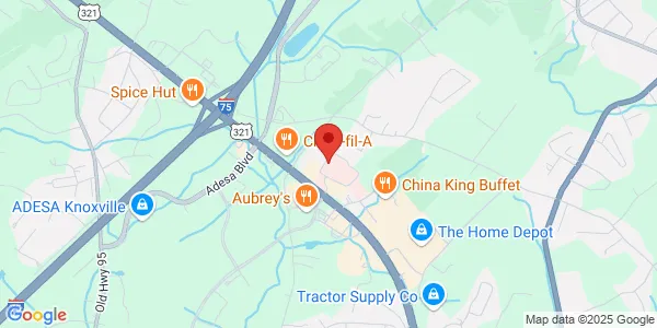 Map of 576 Fort Loudoun Medical Center Dr Ste 203 Lenoir City, TN 37774