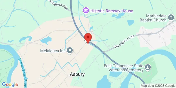Map of 2725 E Governor John Sevier Hwy Knoxville, TN 37914