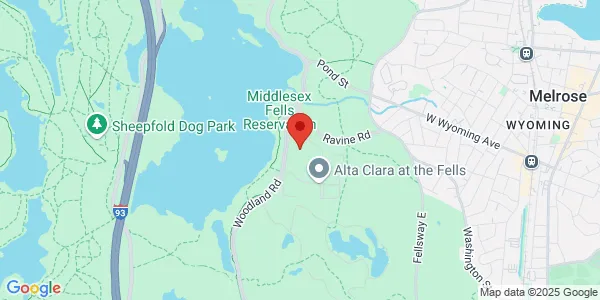 Map of 3 Woodland Rd Stoneham, MA 02180