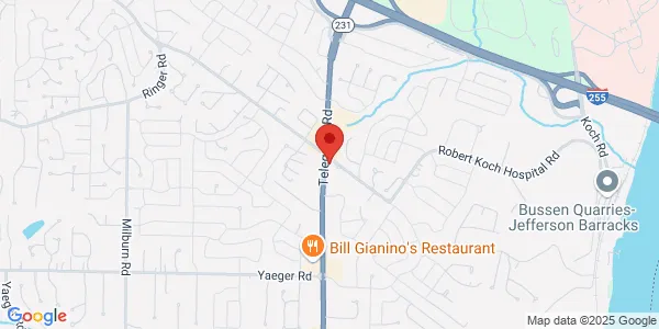 Map of 4400 Telegraph Rd Saint Louis, MO 63129