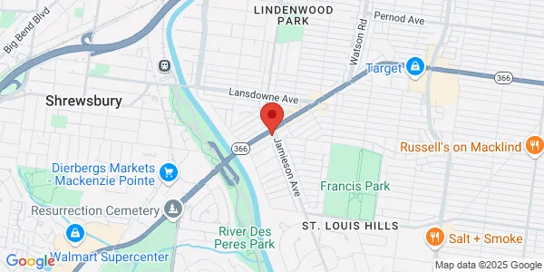 Map of 6900 Chippewa St Saint Louis, MO 63109