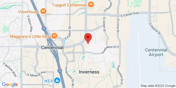 Map of 125 Inverness Dr E Ste 140 Englewood, CO 80112