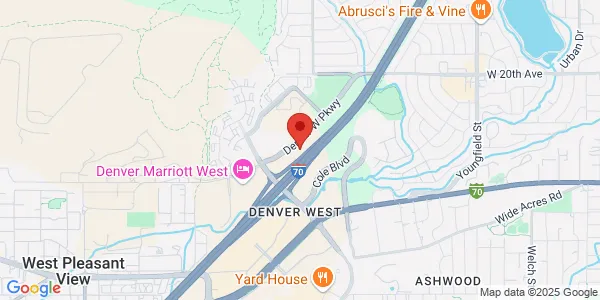 Map of 14062 Denver West Pkwy Bldg 52, Suite 180 Lakewood, CO 80401