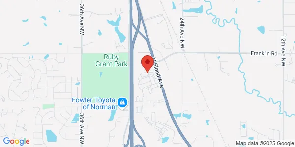Map of 2901 Adams Rd Norman, OK 73069