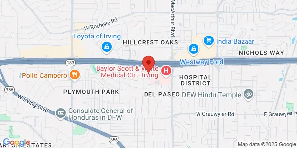 Map of 2005 West Park Dr Ste 110 Irving, TX 75061