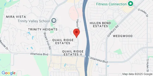 Map of 6900 Harris Pkwy Ste 100 Fort Worth, TX 76132