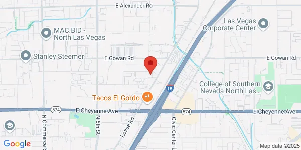 Map of 3432 N Bruce St North Las Vegas, NV 89030