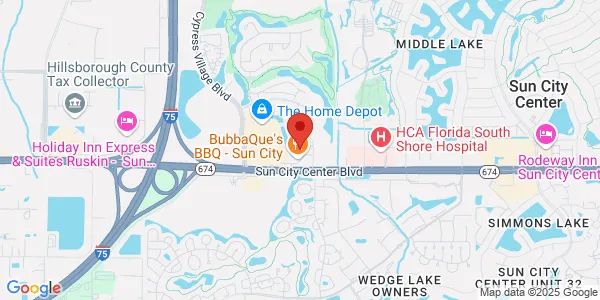 Map of 3862 Sun City Center Blvd Sun City Center, FL 33573