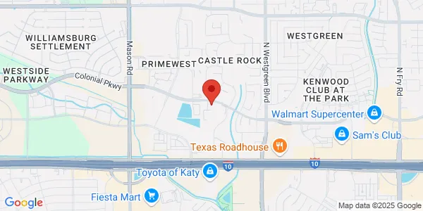Map of 20823 Park Row Dr Ste B Katy, TX 77449