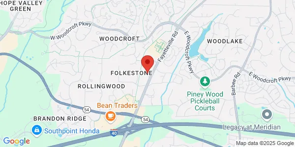 Map of 6020 Fayetteville Rd Durham, NC 27713