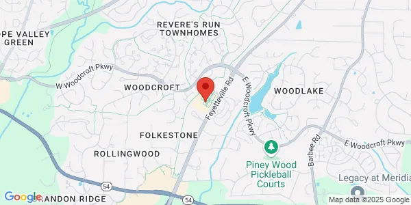 Map of 5842 Fayetteville Rd Unit 108 Durham, NC 27713