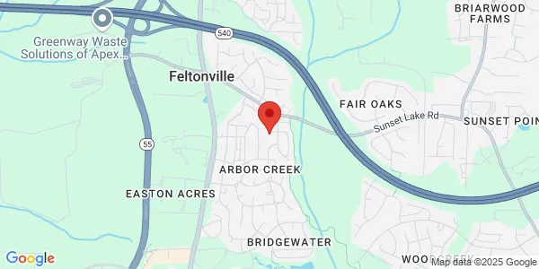 Map of 109 Gingerlilly Ct Holly Springs, NC 27540
