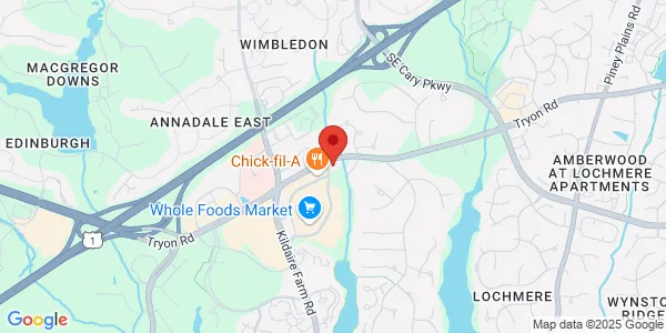 Map of 600 New Waverly Pl Ste 310 Cary, NC 27518