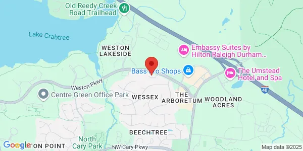 Map of 2501 Weston Pkwy Ste 201 Cary, NC 27513