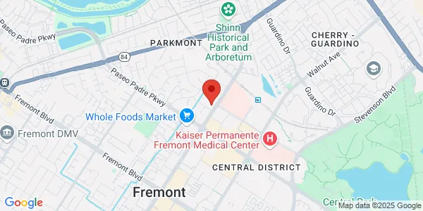 Map of 2299 Mowry Ave Ste 3B Fremont, CA 94538