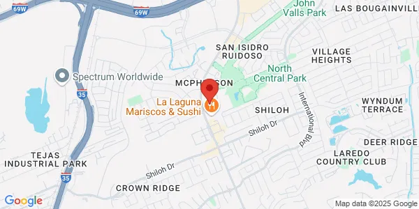 Map of 1110 Marshall St Laredo, TX 78045