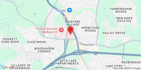 Map of 3901 Central Pike Ste 154 Hermitage, TN 37076