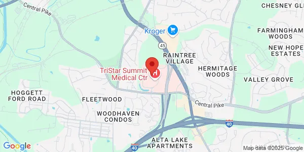 Map of 5655 Frist Blvd Hermitage, TN 37076