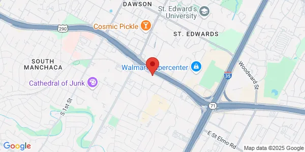 Map of 209 E Ben White Blvd Ste 201 Austin, TX 78704