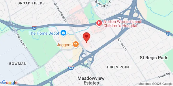 Map of 3920 Dutchmans Ln Louisville, KY 40207