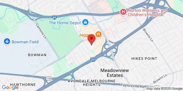 Map of 6400 Dutchmans Ln Ste 345 Louisville, KY 40205