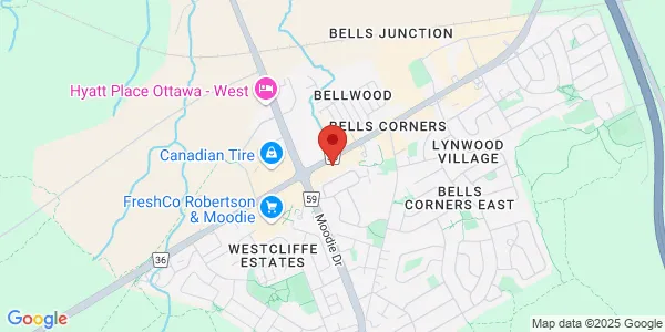 Map of 2068 Robertson Rd Suite #110 Nepean, ON K2H 5Y8 Canada