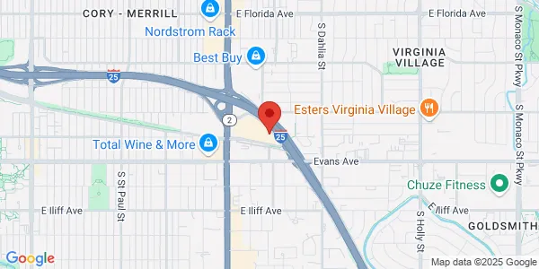 Map of 2000 S Colorado Blvd Denver, CO 80222
