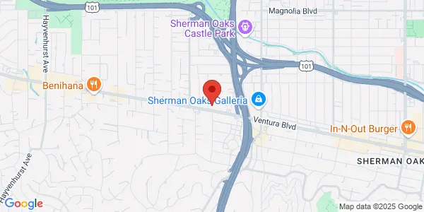 Map of 15503 Ventura Blvd Ste 170, 290, 390 Los Angeles, CA 91436