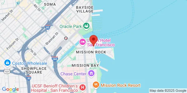 Map of 1825 4th St Fl 2 San Francisco, CA 94158