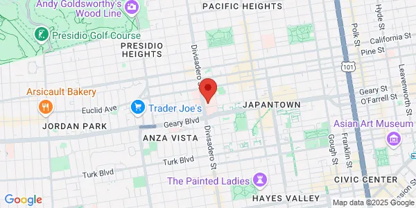 Map of 2330 Post St Ste 420 San Francisco, CA 94115