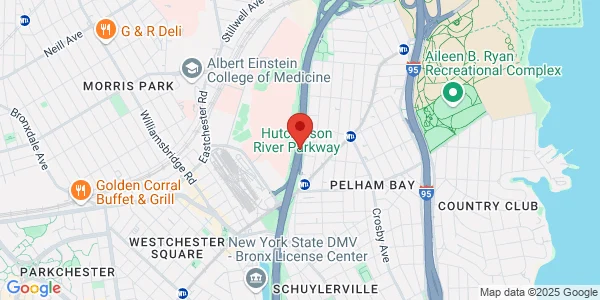 Map of Hutchinson River Pkwy Waters Pl Ste M108 Bronx, NY 10461