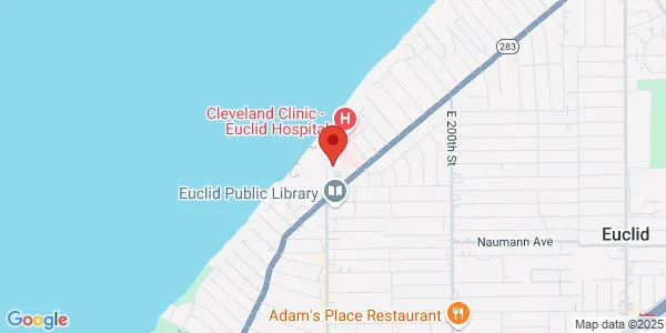 Map of 18599 Lake Shore Blvd Cleveland, OH 44119