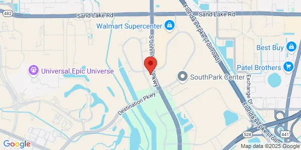 Map of 8803 Futures Dr Ste 12-105 Orlando, FL 32819