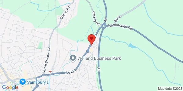 Map of 37 The Point Market Harborough LE16 7QU United Kingdom