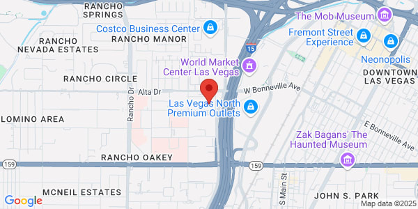 Map of 1524 Pinto Ln Fl 2 Las Vegas, NV 89106