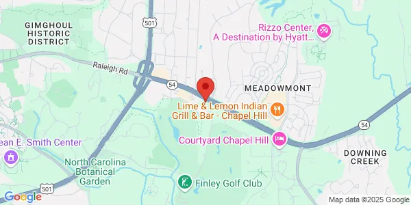 Map of 1350 Raleigh Rd Chapel Hill, NC 27517