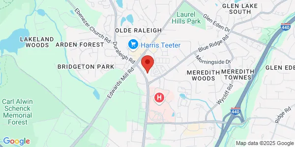 Map of 3050 Duraleigh Rd Ste 111 Raleigh, NC 27612