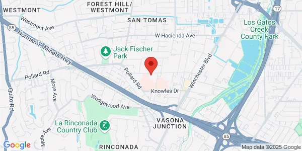 Map of 700 W Parr Ave Los Gatos, CA 95032