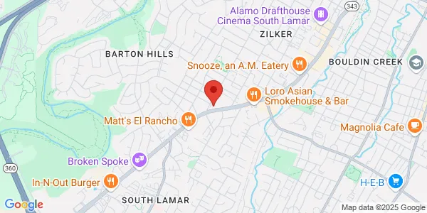 Map of 2330 S Lamar Blvd Austin, TX 78704