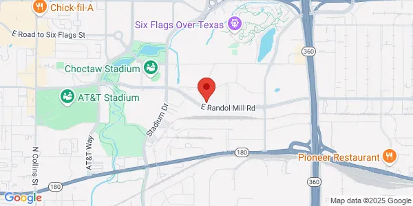 Map of 2101 E Randol Mill Rd Arlington, TX 76011
