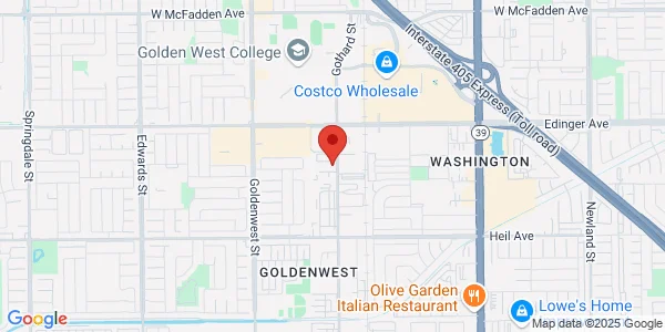 Map of 16161 Gothard St Ste C Huntington Beach, CA 92647