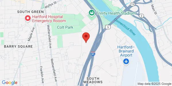Map of 90 Locust St Hartford, CT 06114
