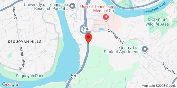Map of 1926 Alcoa Hwy Bldg F Ste 120 Knoxville, TN 37920