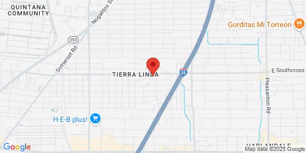 Map of 834 W Southcross Blvd San Antonio, TX 78211