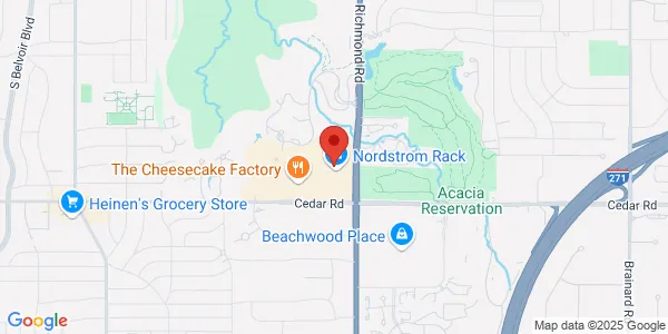 Map of 25105 Cedar Rd Lyndhurst, OH 44124
