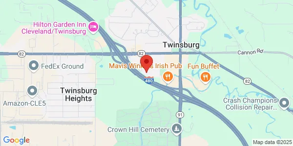 Map of 8819 Commons Blvd Twinsburg, OH 44087