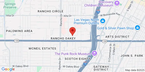 Map of 1800 W Charleston Blvd Las Vegas, NV 89102