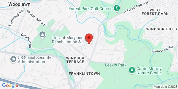 Map of 2200 Kernan Dr Baltimore, MD 21207
